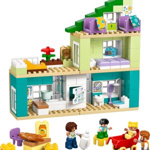 3-in-1 modern woonhuis met figuren