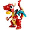 LEGO  31145 Rode draak