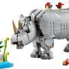 LEGO  31171 Wilde dieren: machtige neushoorn met vogels