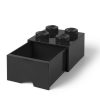 LEGO  5005711 LEGO Zwarte opslagsteen met 4 noppen en een lade