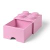 LEGO  5006173 Opbergsteen met 4 noppen en 1 lade – lichtpaars