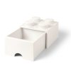 LEGO  5006208 Opbergsteen met 4 noppen en 1 lade – wit