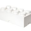 LEGO  5006913 Opbergsteen met 8 noppen – wit
