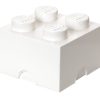 LEGO  5006931 Opbergsteen met 4 noppen – wit