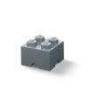 LEGO  5006933 Opbergsteen met 4 noppen – donkergrijs
