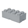 LEGO  5007268 Opbergsteen met 8 noppen – steengrijs