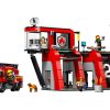 LEGO  60414 Brandweerkazerne en brandweerauto