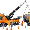 LEGO  60467 Zware sleepwagen met kraan