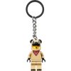 LEGO  854158 Jongen in Franse buldogpak sleutelhanger