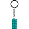 LEGO  854303 Licht blauwgroene 2×4 sleutelhanger