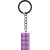 LEGO  854304 Medium lavendel 2×4 sleutelhanger