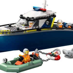 Achtervolging met politieboot