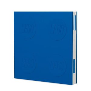 Afsluitbaar notitieboekje met gelpen - blauw