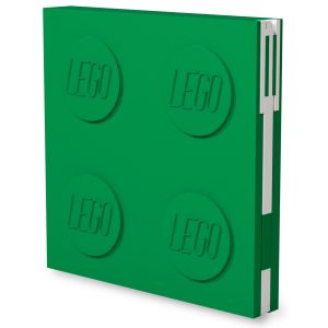 Afsluitbaar notitieboekje met gelpen - groen