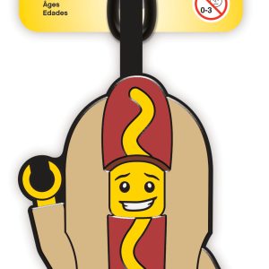 Bagagelabel LEGO Hotdogverkoper