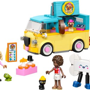 Bestelwagen met dierenaccessoires