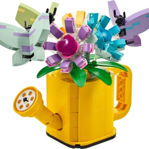 Bloemen in gieter