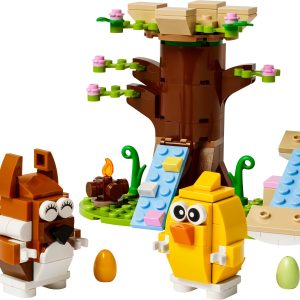 Dierenspeeltuin in de lente