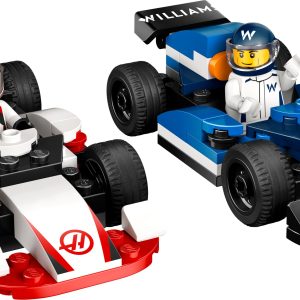 F1 Williams Racing en Haas F1 racewagens