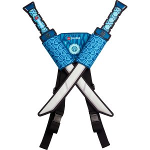 Gekruiste katana's met schede