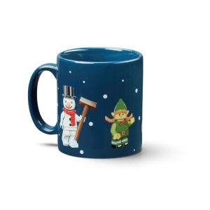 Keramische kerstmok - minifiguren