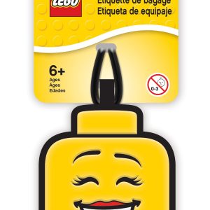 LEGO bagagelabel met meisjesgezicht
