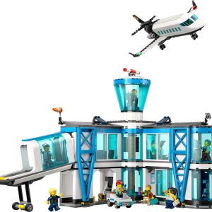 Luchthaven met vliegtuig
