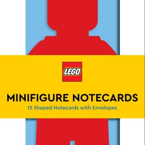 Minifiguurkaartjes: 12 voorgevormde kaarten met enveloppen