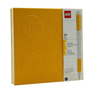 Notitieboekje met gelpen - geel
