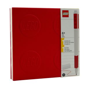 Notitieboekje met gelpen - rood