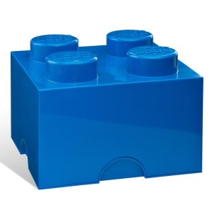 Opbergsteen met 4 noppen - blauw