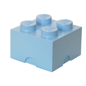 Opbergsteen met 4 noppen - lichtblauw