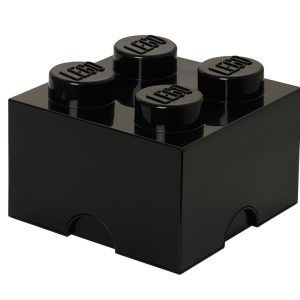 Opbergsteen met 4 noppen - zwart