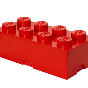 Opbergsteen met 8 noppen - rood