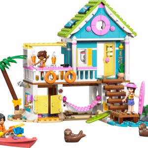 Strandhuis met zeehonden