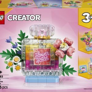 LEGO Creator 3in1 Parfumfles met Bloemen Speelgoed voor Kinderen en Kinderkamer Decoratie 31383