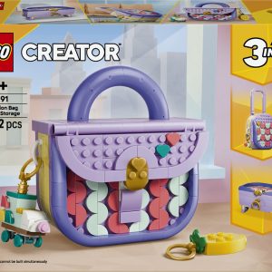 LEGO Creator 3in1 Stijlvolle Tas met Opbergruimte, Koffer en Opbergdoosje Speelgoed 31391