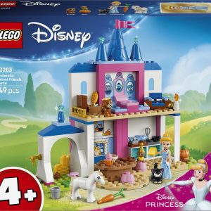 LEGO® ǀ Disney Princess Assepoesters Kasteel met Dierenvriendjes - Bouwspeelgoed voor Kinderen met Assepoester en 4 Dieren - 43283