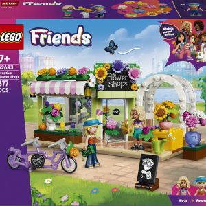 LEGO Friends Creatieve Bloemenwinkel Bouwpakket voor Kinderen met Bloemen en Speelgoedwinkel 42693