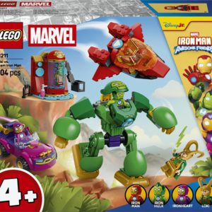 LEGO® ǀ Marvel Iron Man en Zijn Fantastische Vriendjes Loki tegen Team Iron Man - Cadeau voor Kinderen Vanaf 4 Jaar - 11211