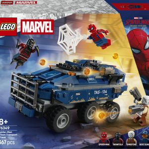 LEGO ǀ Marvel Spider-Man Achtervolging van Gevangenistransport Bouwpakket voor Kinderen 76349