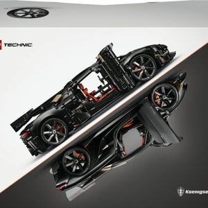 LEGO® Technic Koenigsegg Sadair's Spear Megacar - Technische Bouwset voor Volwassenen - 42232
