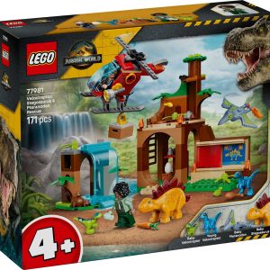LEGO 77981 Jurassic World Velociraptor, Stegosaurus & Pteranodon Rescue