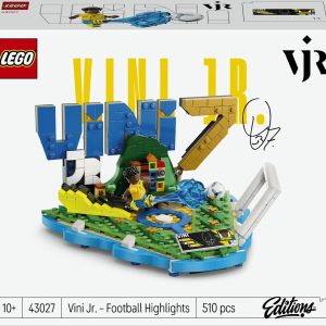 LEGO Editions - Vini Jr. – Voetbalhoogtepunten Voetbal Bouwpakket voor Kinderen - 43027