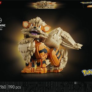 LEGO Pokémon - Arcanine Pokémon Dieren Figuur Bouwpakket voor Volwassenen en Woondecoratie - 72160