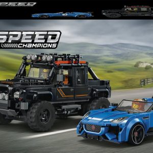 LEGO Speed Champions Jaguar Project 7 en Land Rover Defender Auto Bouwpakket voor Kinderen 77264