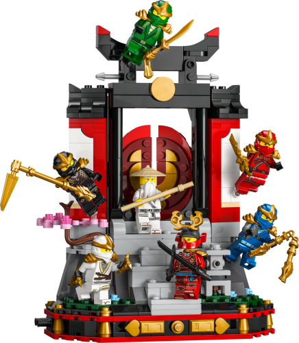 LEGO  71866 15-jarig jubileum: Display met ninjapersonages
