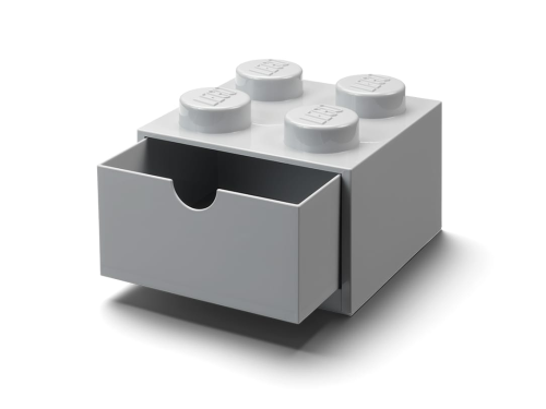 LEGO  5006875 Bureaulade met 4 noppen – grijs