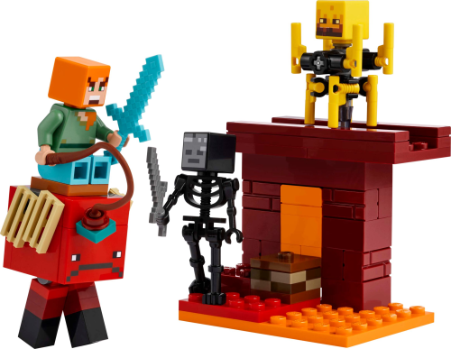 LEGO  21266 De lavastrijd in de Nether