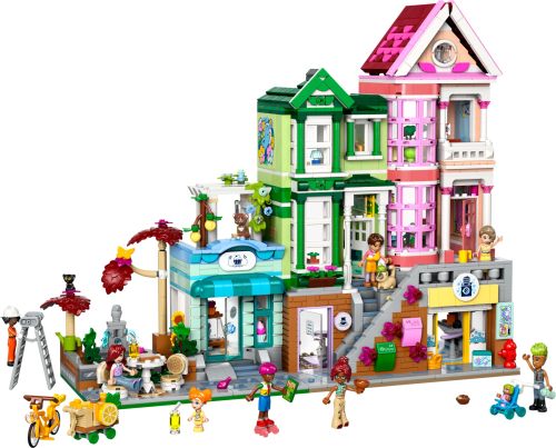 LEGO  42670 Heartlake City appartementen en winkels